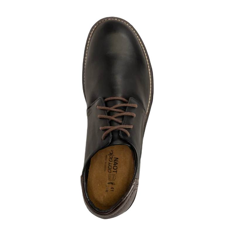 Naot Chief Oxford (Men) - Black Raven Dress-Casual - Oxford - The Heel Shoe Fitters