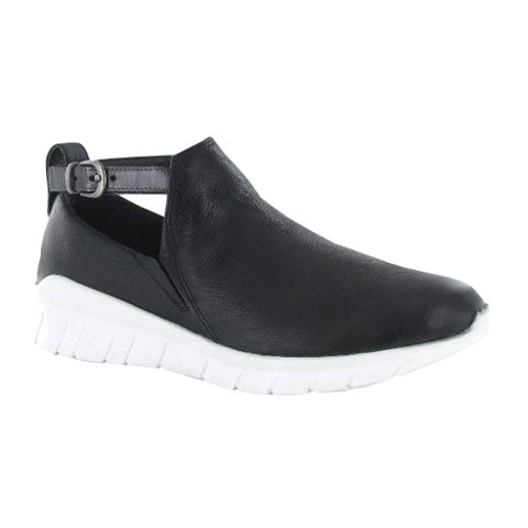Naot Cosmic Backstrap Sandal (Women) - Soft Black Leather Dress-Casual - Slip On - The Heel Shoe Fitters