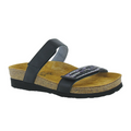 Naot Indiana Slide Sandal (Women) - Jet Black Leather Sandal - Slide - The Heel Shoe Fitters