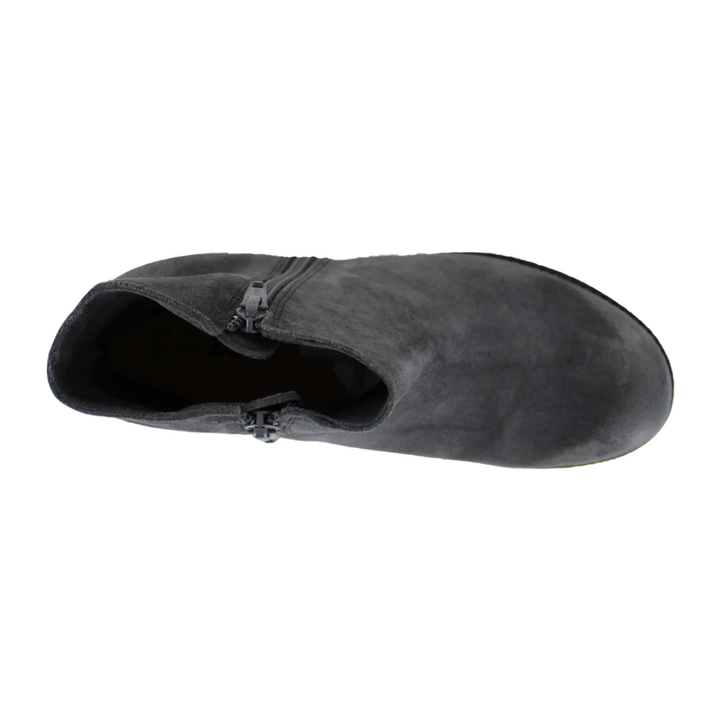Naot Wander Zip Ankle Boot (Women) - Oily Midnight Suede Boots - Fashion - Ankle Boot - The Heel Shoe Fitters