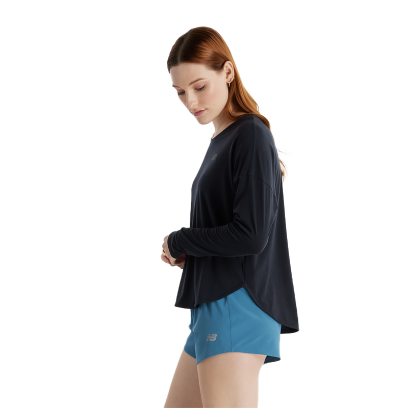 New Balance Drapey Jersey Long Sleeve T-Shirt
