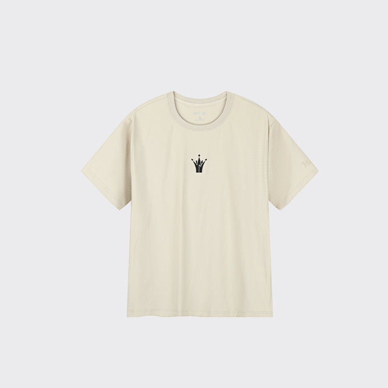 Nikola Jokić - Crown Basketball T- shirt: Light Brown