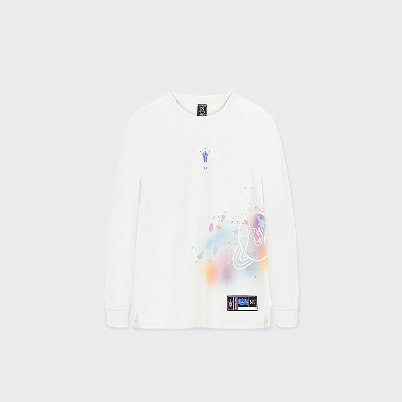 Nikola Jokić x Peppa Pig Space -Long Sleeve Shirts：White