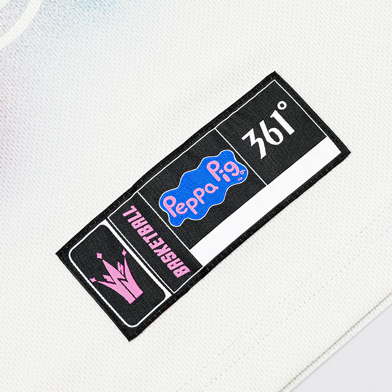 Nikola Jokić x Peppa Pig Space -Long Sleeve Shirts：White