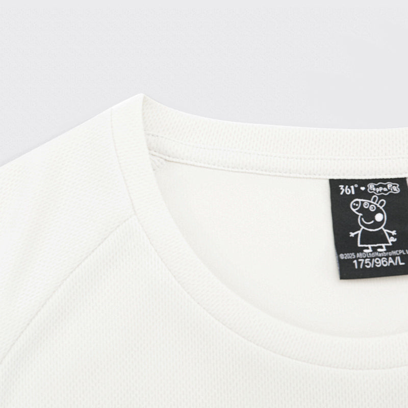 Nikola Jokić x Peppa Pig Space -Long Sleeve Shirts：White