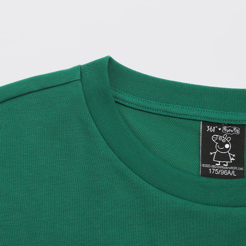 Nikola Jokić x Peppa Pig - T- shirt：Drak Green
