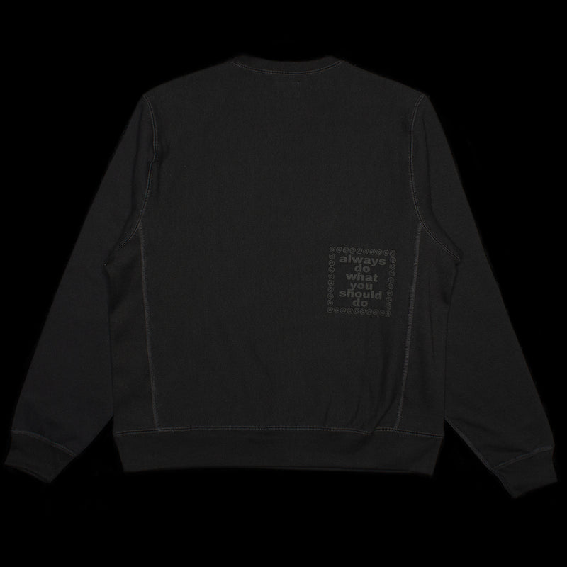 Noah x ADWYSD | Core Logo Crewneck Color : Black