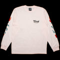 Tired Nothing L/S T-Shirt  Pink