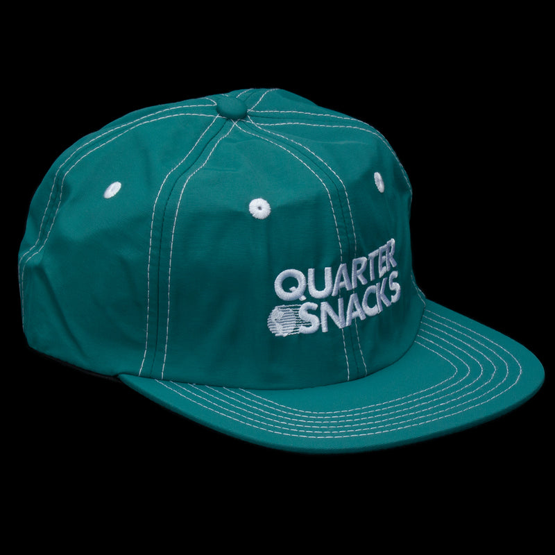 Quartersnacks Nylon Journalist Cap  Teal