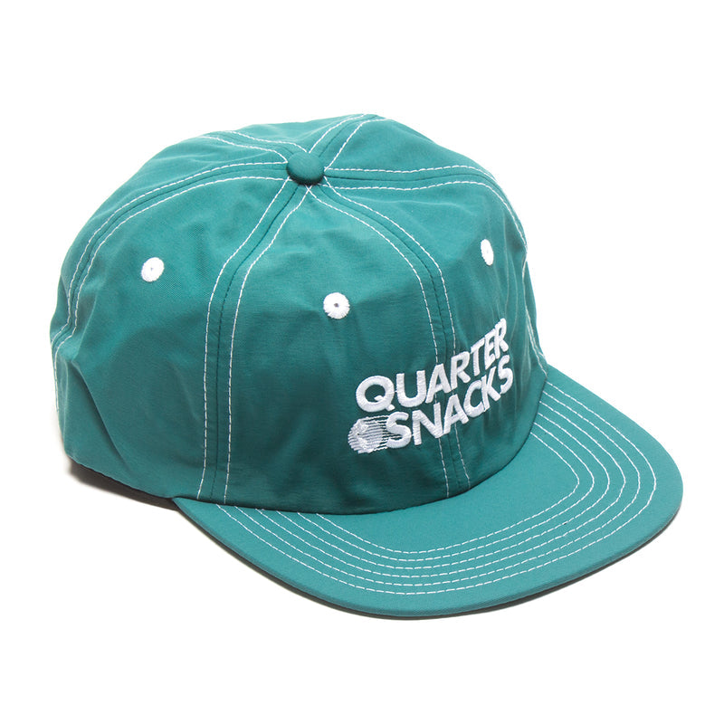 Quartersnacks Nylon Journalist Cap  Teal