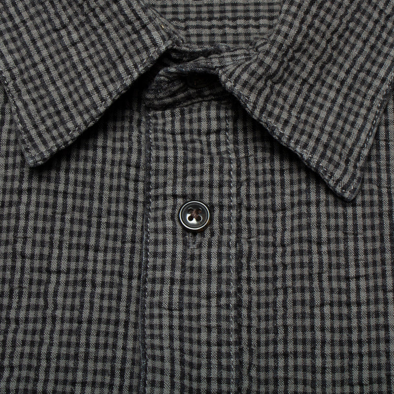 Gramicci O.G. Seersucker Canyon Shirt Style # G3SM-J019 Color : Deep Grey Garment Dyed