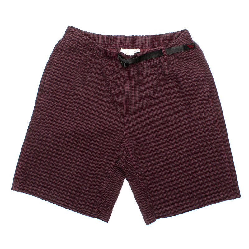 Gramicci O.G. Seersucker G-Short Style # G3SM-P020 Color : Dusty Maroon Garment Dyed  Edit alt text