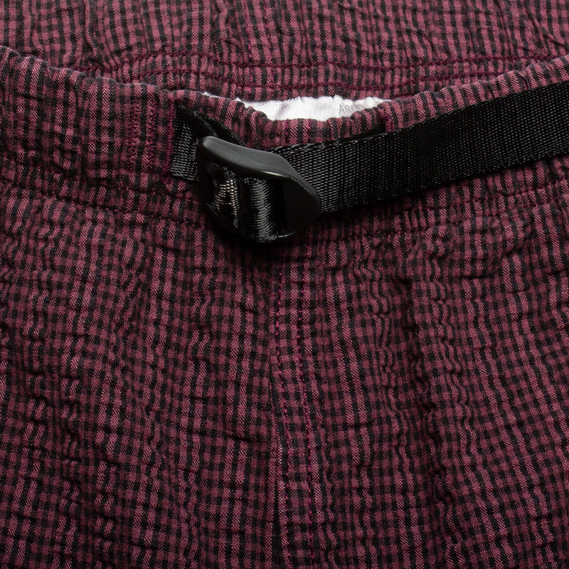 Gramicci O.G. Seersucker G-Short Style # G3SM-P020 Color : Dusty Maroon Garment Dyed  Edit alt text