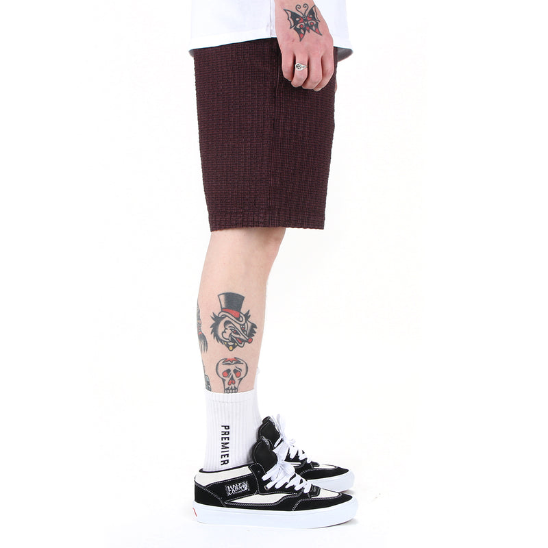 Gramicci O.G. Seersucker G-Short Style # G3SM-P020 Color : Dusty Maroon Garment Dyed