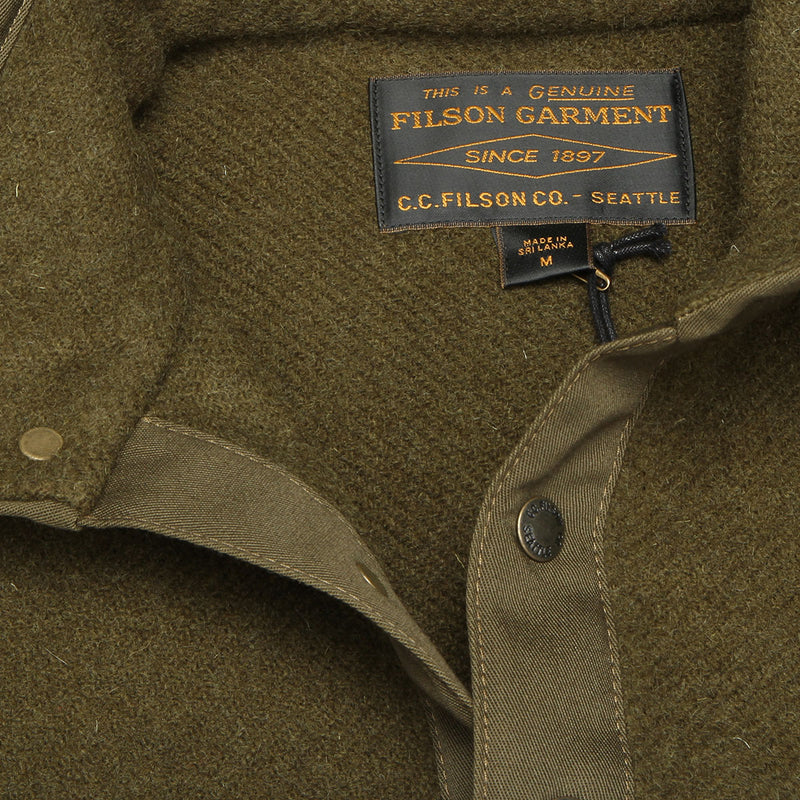 Filson Okanogan Wool Pullover - McKinley Olive