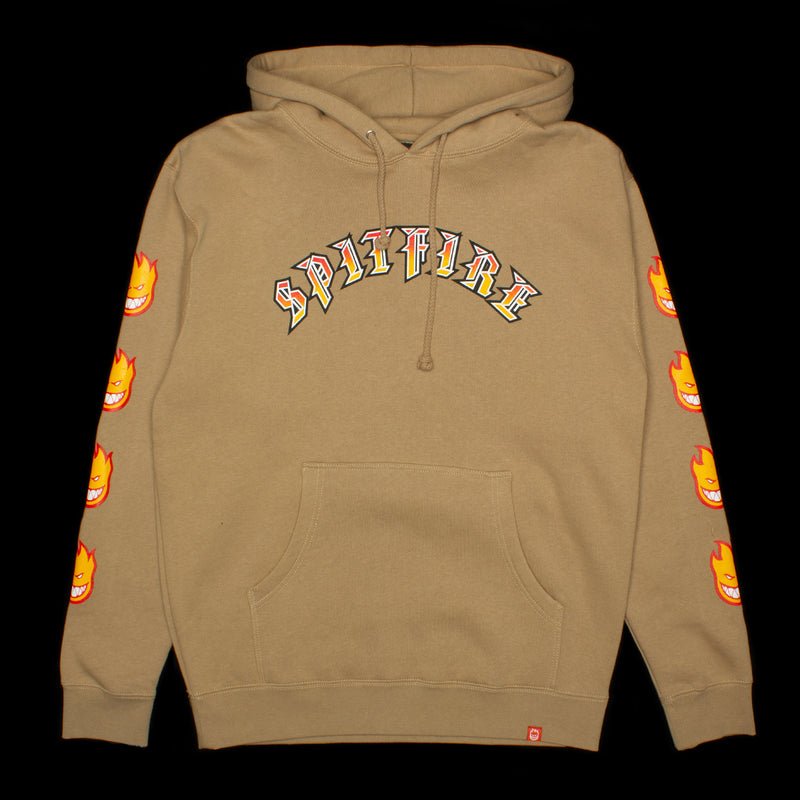 Spitfire | Old E Bighead Fill Hoodie Color : Sand