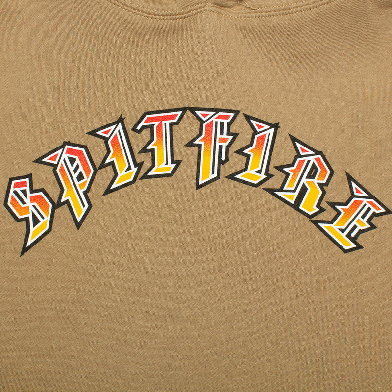 Spitfire | Old E Bighead Fill Hoodie Color : Sand