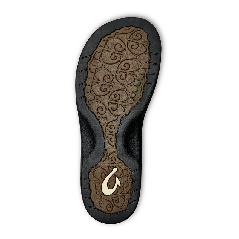 OluKai 'Ohana Sandal (Women) - Black/Black Sandal - Thong - The Heel Shoe Fitters