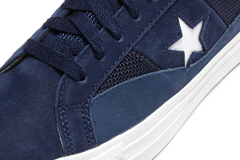 Converse One Star Pro Ox x Alltimers Style # A05337C Color : Midnight Navy / Gold