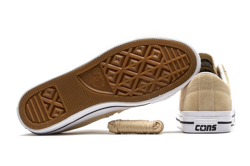 Converse One Star Pro Ox Oat Milk / White / Black  Edit alt text