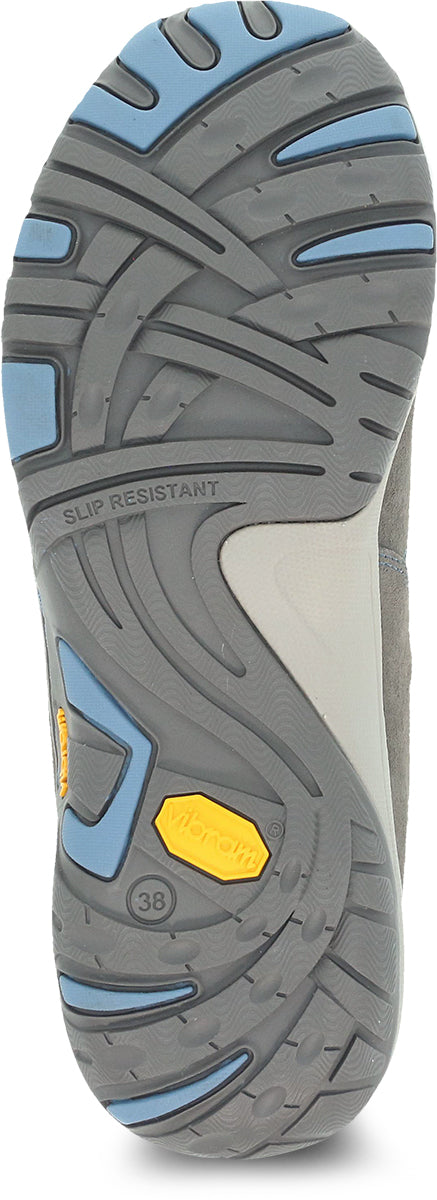 Paisley Grey Suede