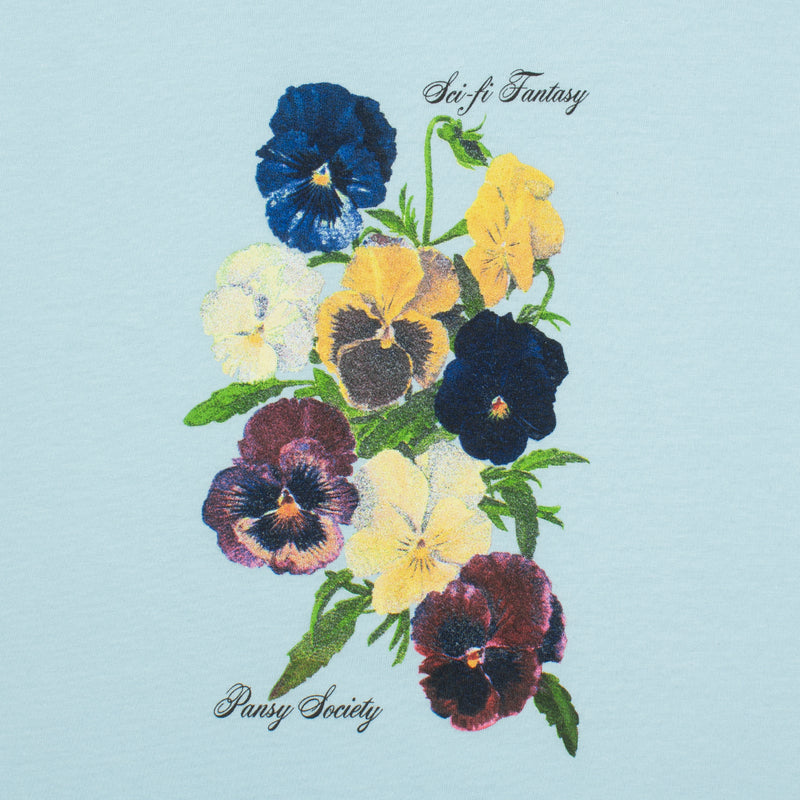 Sci-Fi Fantasy | Pansy Society T-Shirt Color : Soft Blue