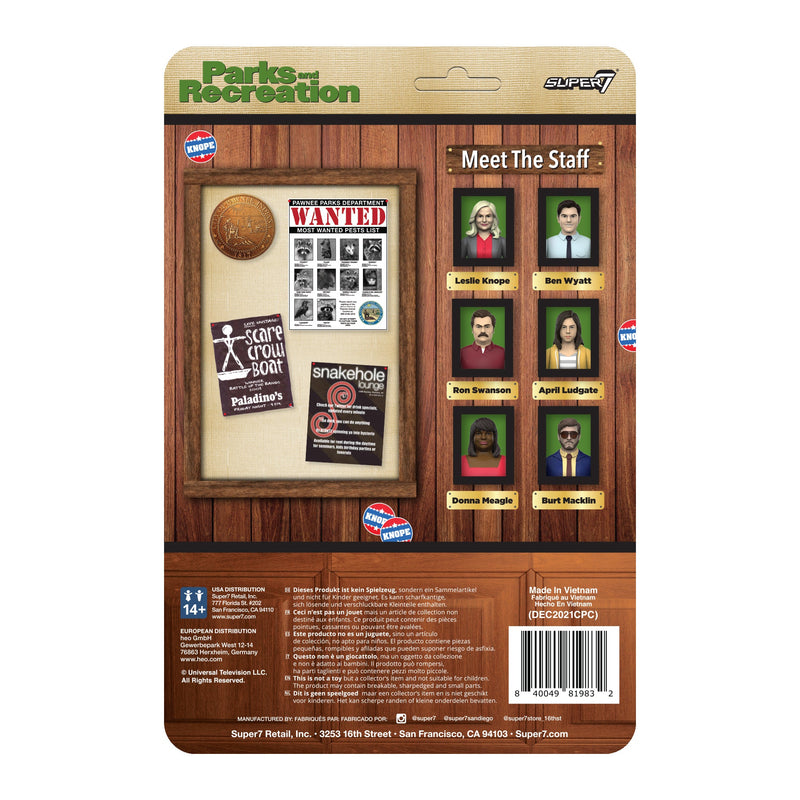 Super7 Parks and Recreation ReAction Figure - Ron Swanson