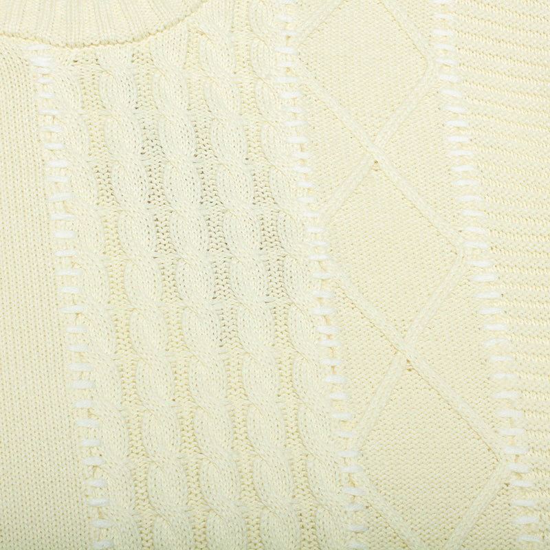 Stussy Patchwork Sweater : Natural