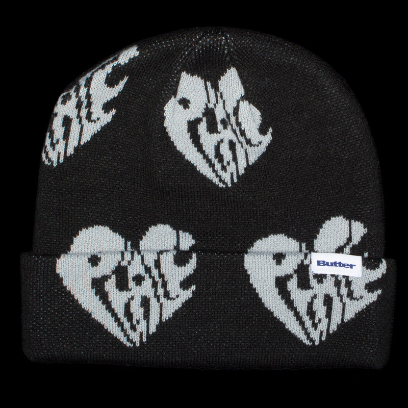 Butter Goods Peace Beanie Black