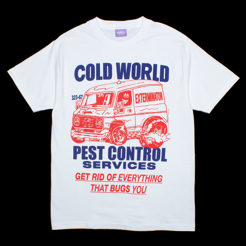 Cold World Frozen Goods Pest Control T-Shirt