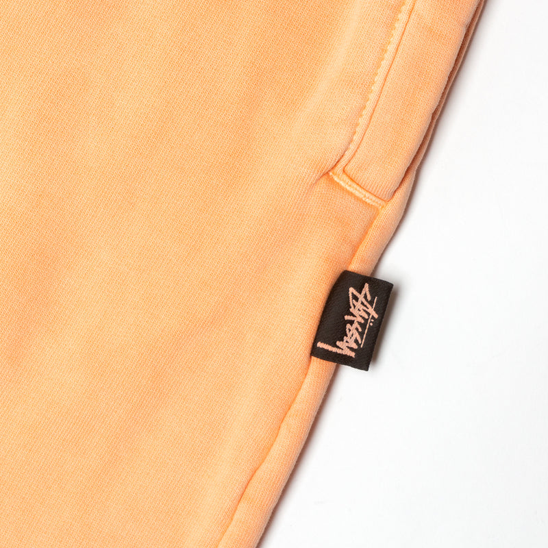 Stussy Pigment Dyed Fleece Pant : Coral