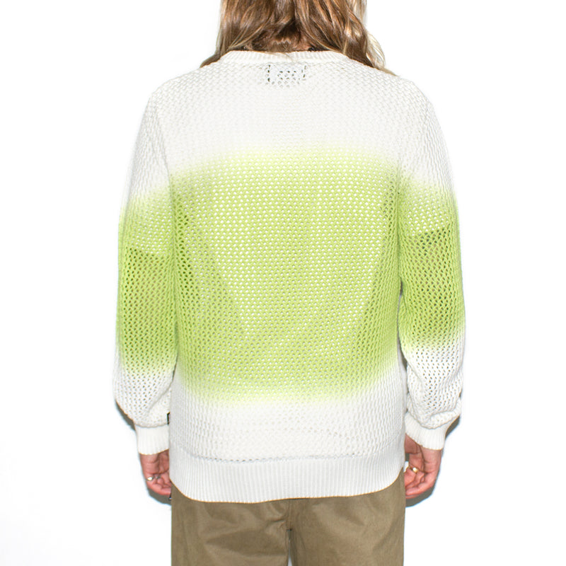 Stussy | Pigment Dyed Loose Gauge Sweater Style # 117105 Color : Bright Green