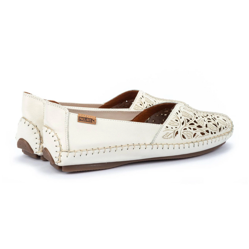 Pikolinos Jerez 578-4976 Slip On (Women) - Nata Leather Dress-Casual - Flat - The Heel Shoe Fitters