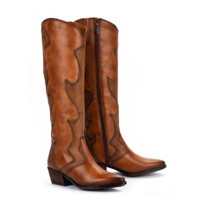 Pikolinos Vergel W5Z-9950 Tall Boot (Women) - Brandy Leather Boots - Fashion - High - The Heel Shoe Fitters