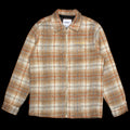 Butter Goods Plaid Flannel Zip Thru Shirt : Bark