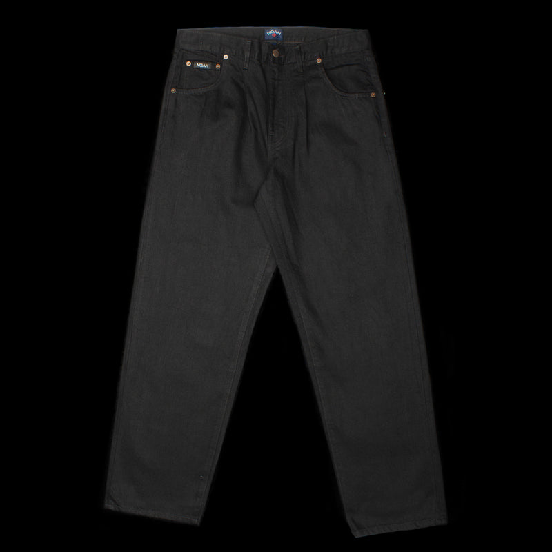 Noah | Pleated Jeans Color : Black