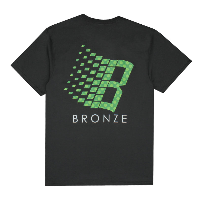 Bronze 56k Polka Dot Logo T-Shirt Black