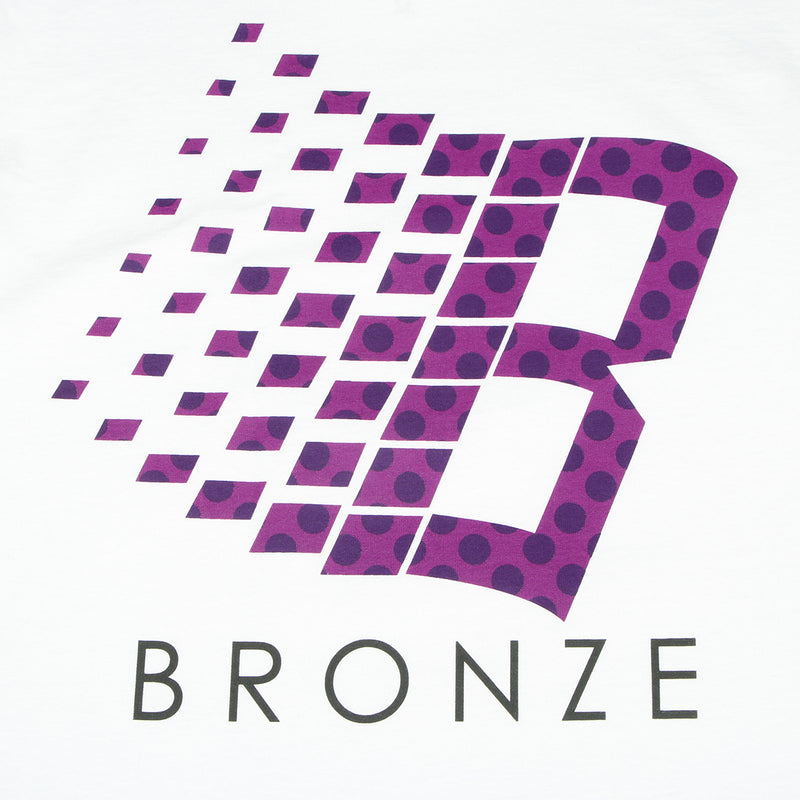 Bronze 56k Polka Dot Logo T-Shirt White