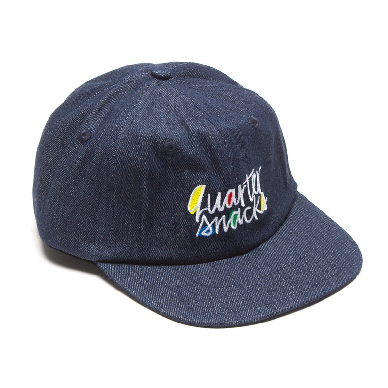 Quartersnacks Pop Art Cap Dark Denim  Edit alt text