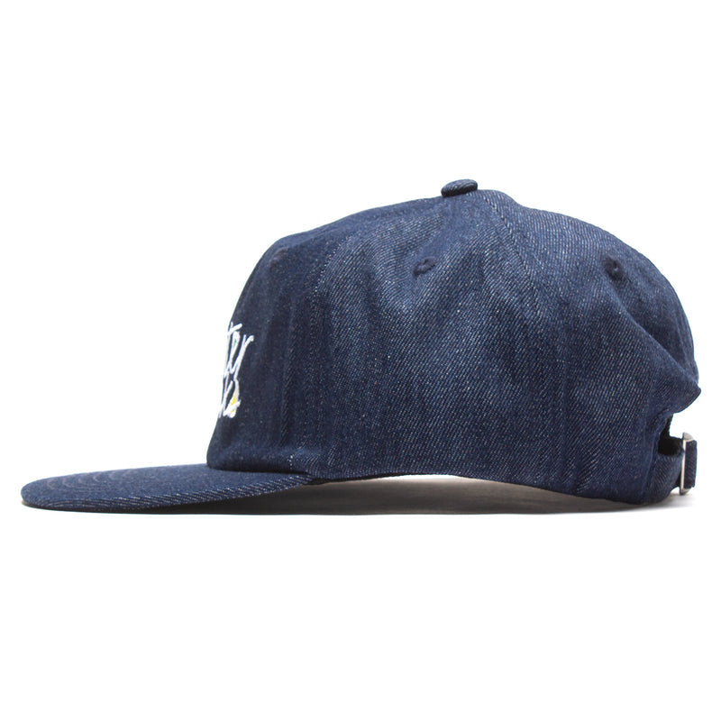 Quartersnacks Pop Art Cap Dark Denim  Edit alt text