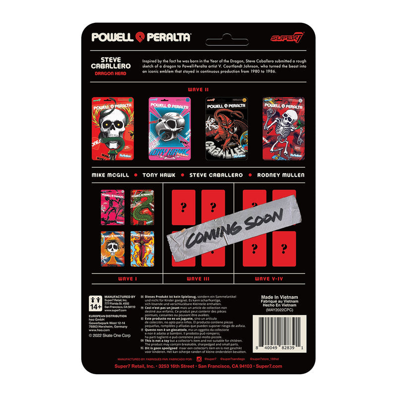 Super 7 | Powell Peralta ReAction Figure Wave 2 - Steve Caballero