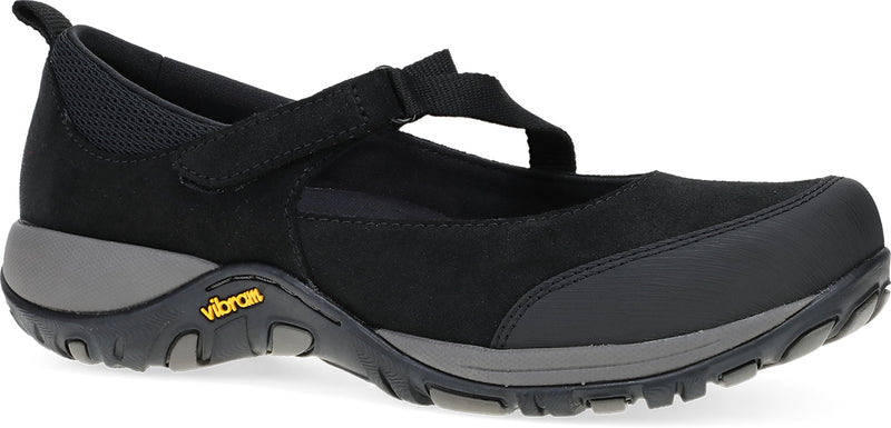 Primrose Black Burnished Suede