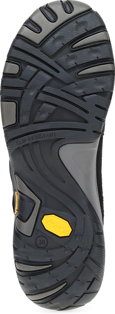 Primrose Black Burnished Suede