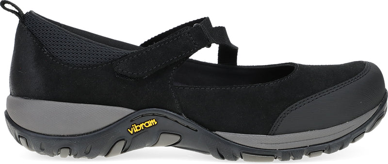 Primrose Black Burnished Suede
