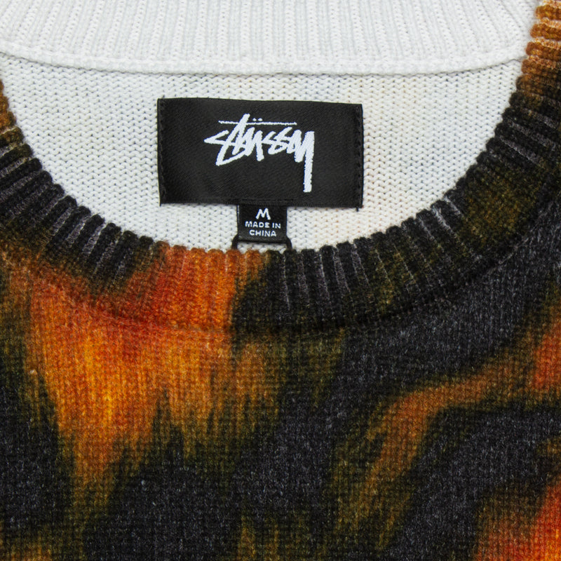 Stussy Printed Fur Sweater Style # 117171 Color : Tiger