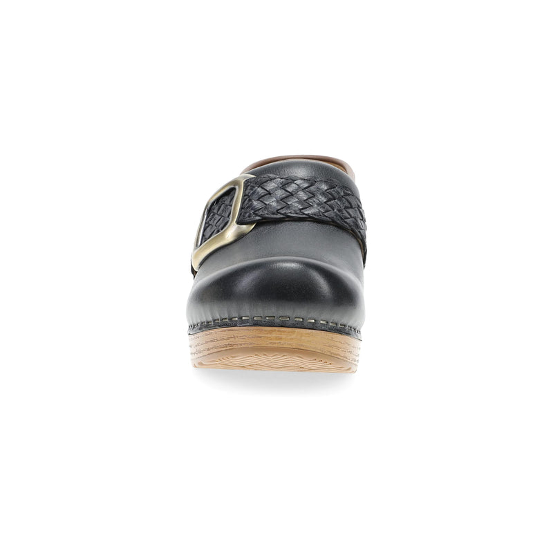 Toe image of Pro Braided Clog Black Leather