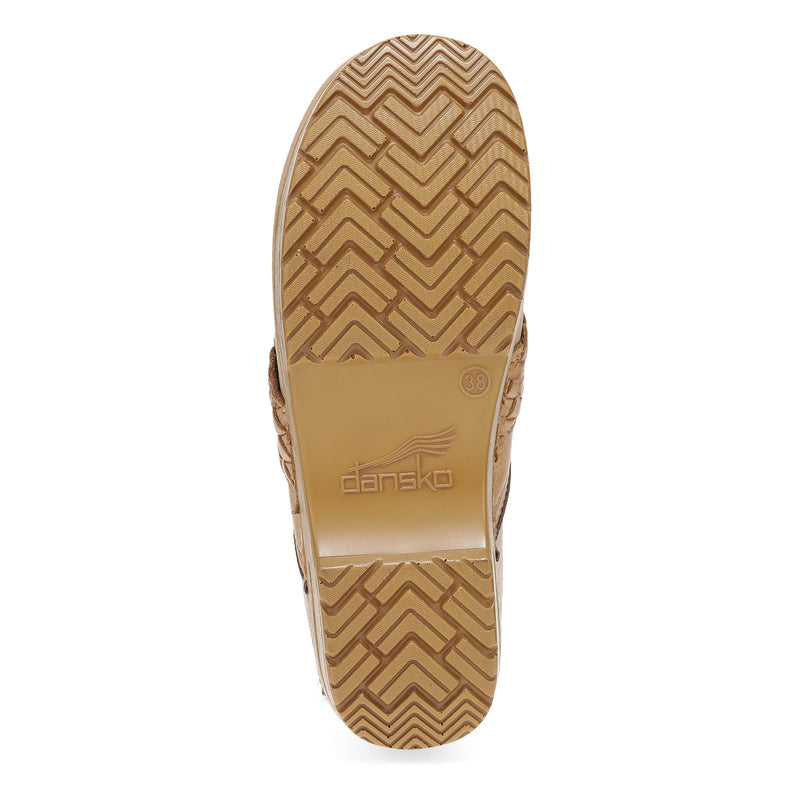 Bottom image of Pro Braided Clog Honey Leather