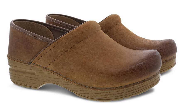 Professional Tan Burnished Suede