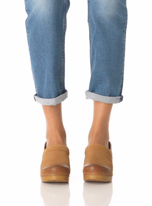 Professional Tan Burnished Suede