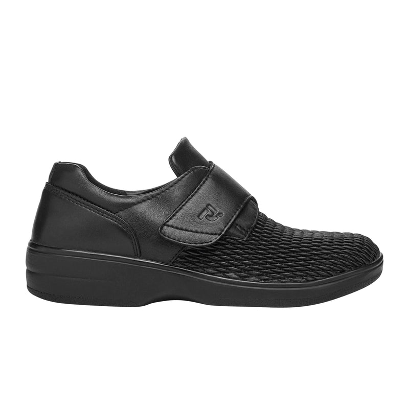 Propet Olivia Strap Loafer (Women) - Black Dress-Casual - Slip On - The Heel Shoe Fitters